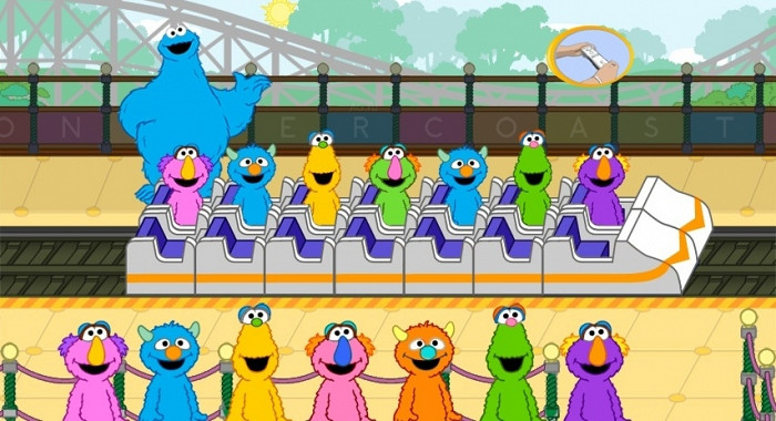 Скриншот из игры Sesame Street: Cookie's Counting Carnival