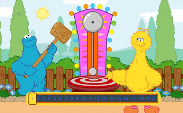 Скриншот из игры Sesame Street: Cookie's Counting Carnival