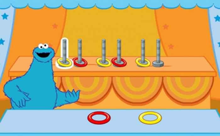 Скриншот из игры Sesame Street: Cookie's Counting Carnival