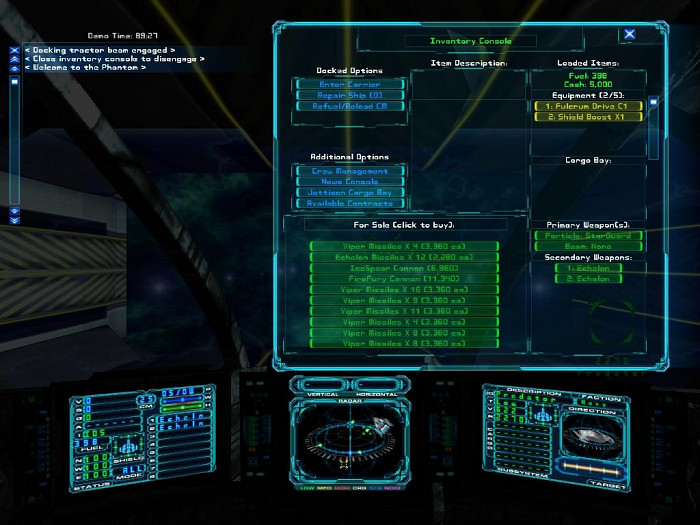 Скриншот из игры Evochron Mercenary