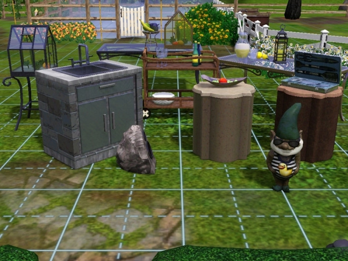 Скриншот из игры Sims 3: Outdoor Living Stuff, The