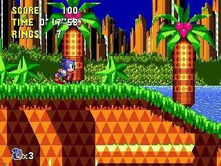 Скриншот из игры Sonic CD