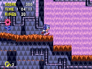 Скриншот из игры Sonic CD