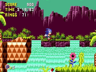 Скриншот из игры Sonic CD