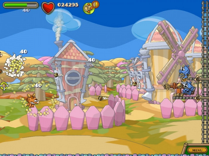 Скриншот из игры Zak and Jack in Showdown at Monstertown