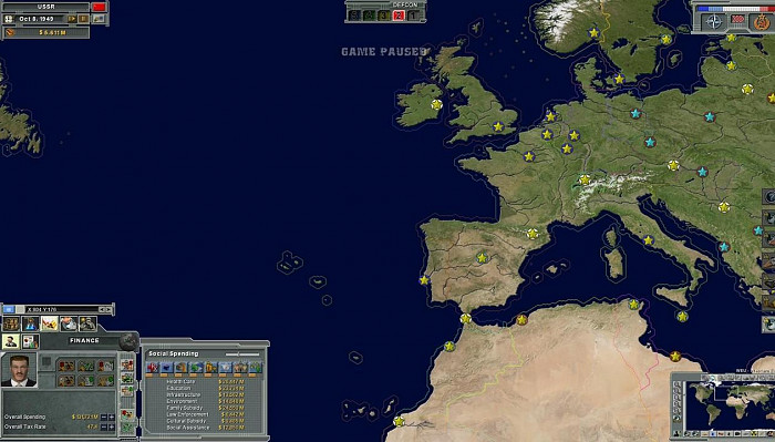 Скриншот из игры Supreme Ruler: Cold War