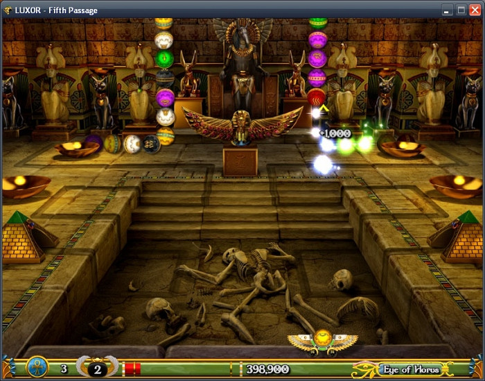 Скриншот из игры Luxor 5th Passage