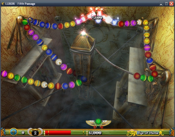 Скриншот из игры Luxor 5th Passage