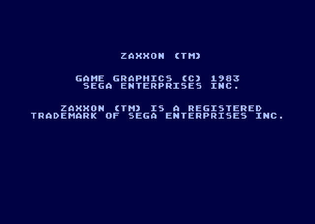 Скриншот из игры Zaxxon