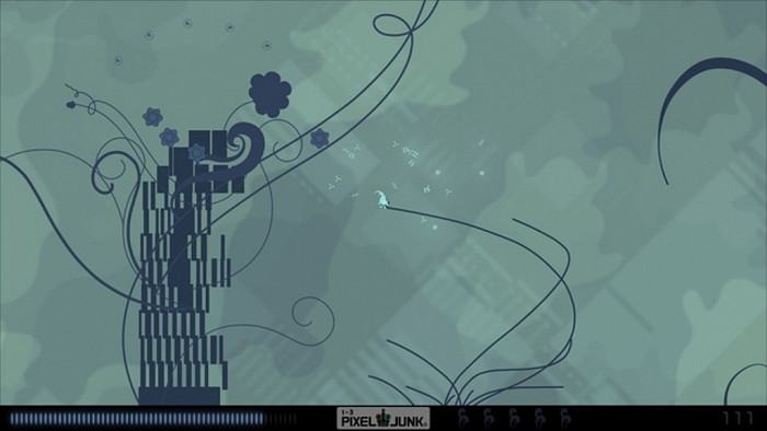 Скриншот из игры PixelJunk Eden