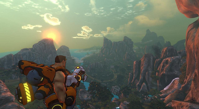 Скриншот из игры Firefall