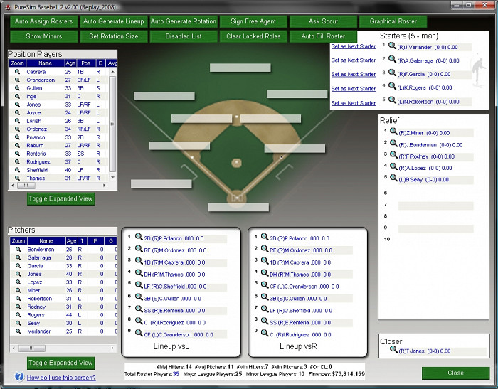 Скриншот из игры PureSim Baseball 3
