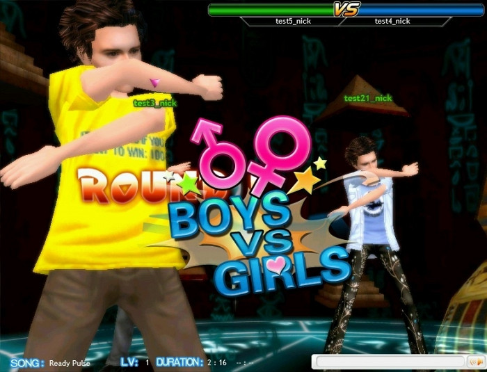Скриншот из игры DANCE! Online