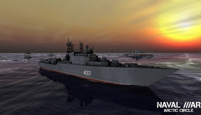 Скриншот из игры Naval War: Arctic Circle