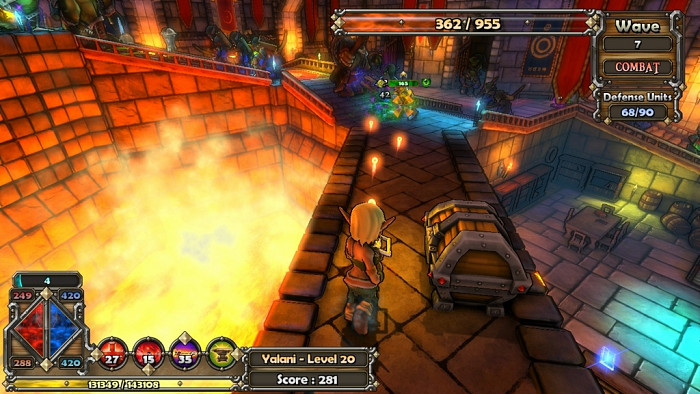 Скриншот из игры Dungeon Defenders