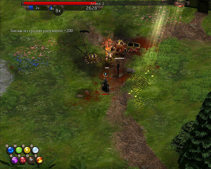 Скриншот из игры Magicka