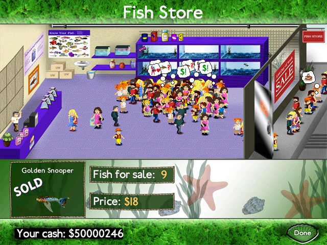 Скриншот из игры Fish Tycoon for Windows
