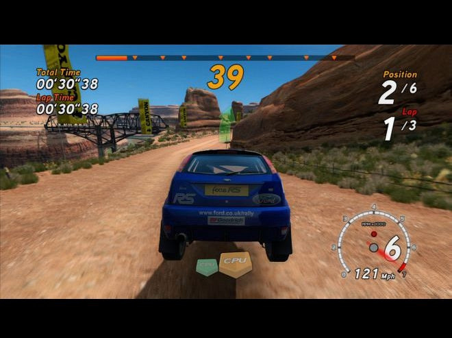 Скриншот из игры Sega Rally Online Arcade