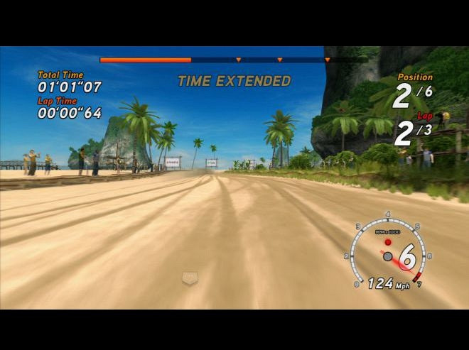 Скриншот из игры Sega Rally Online Arcade