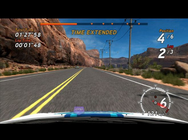 Скриншот из игры Sega Rally Online Arcade