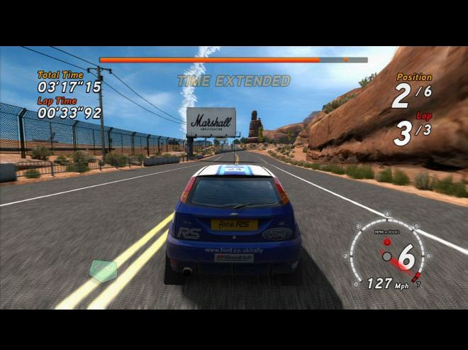 Скриншот из игры Sega Rally Online Arcade