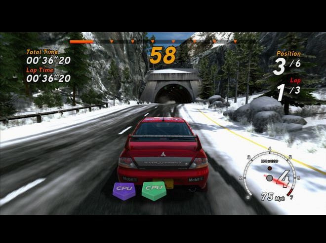 Скриншот из игры Sega Rally Online Arcade