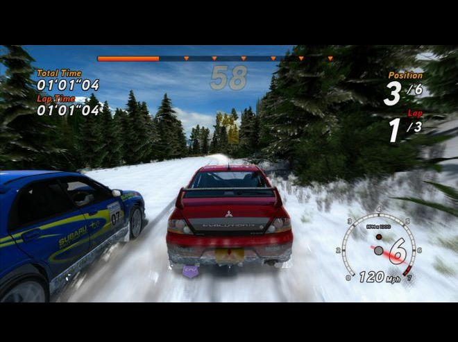 Скриншот из игры Sega Rally Online Arcade