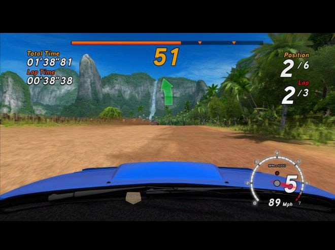 Скриншот из игры Sega Rally Online Arcade