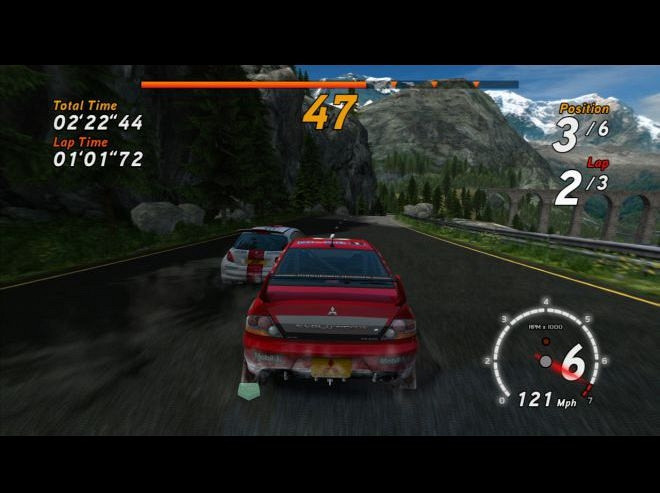 Скриншот из игры Sega Rally Online Arcade