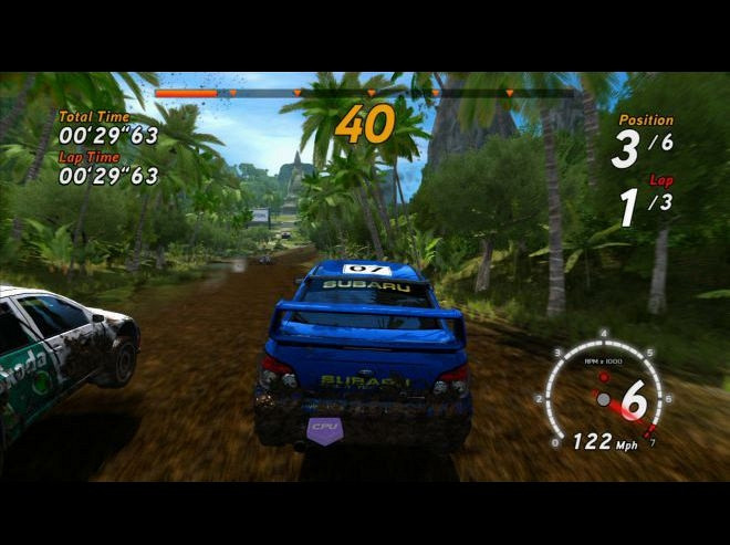 Скриншот из игры Sega Rally Online Arcade