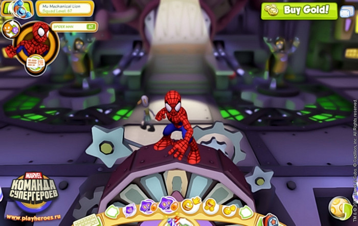 Скриншот из игры Marvel Super Hero Squad Online