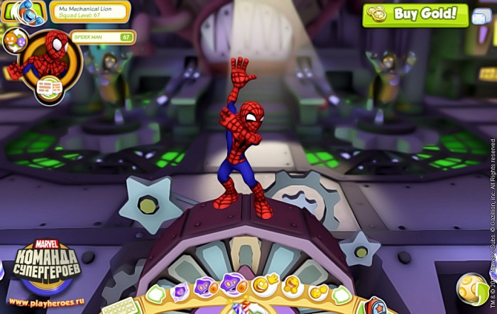 Скриншот из игры Marvel Super Hero Squad Online