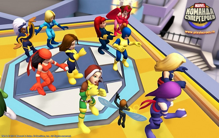 Скриншот из игры Marvel Super Hero Squad Online