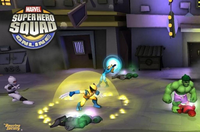 Скриншот из игры Marvel Super Hero Squad Online