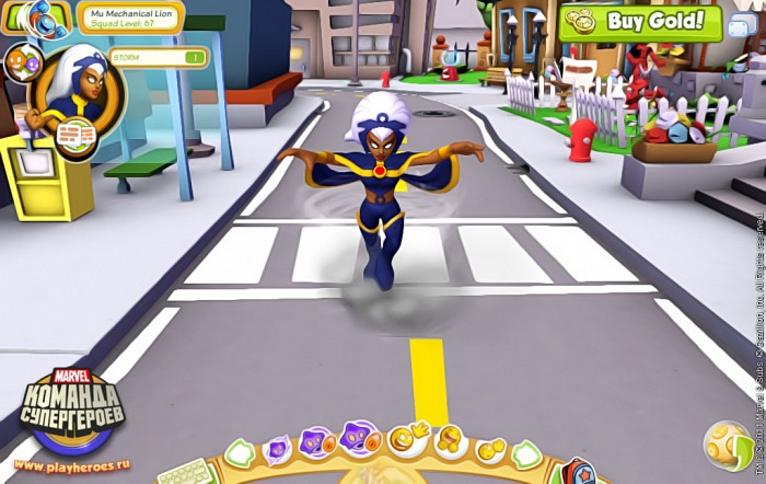 Скриншот из игры Marvel Super Hero Squad Online