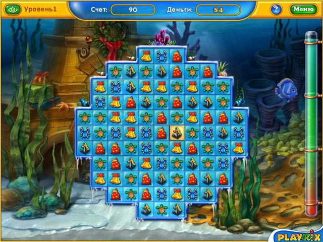 Скриншот из игры Fishdom: Frosty Splash