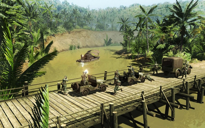 Скриншот из игры Men of War: Vietnam