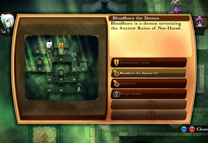 Скриншот из игры Might and Magic: Clash of Heroes