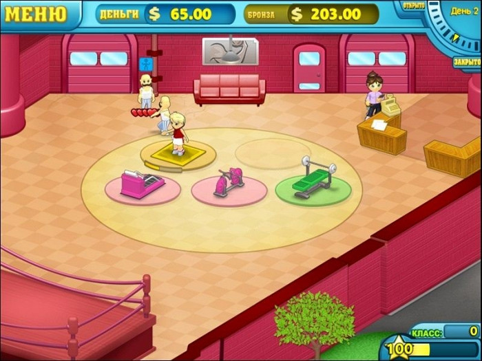 Скриншот из игры Fitness Frenzy