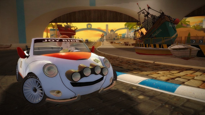 Скриншот из игры Kinect Joy Ride