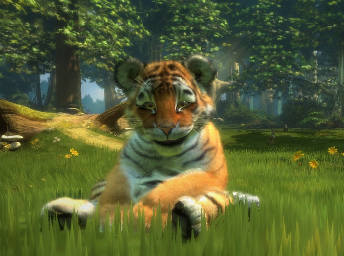 Скриншот из игры Kinectimals