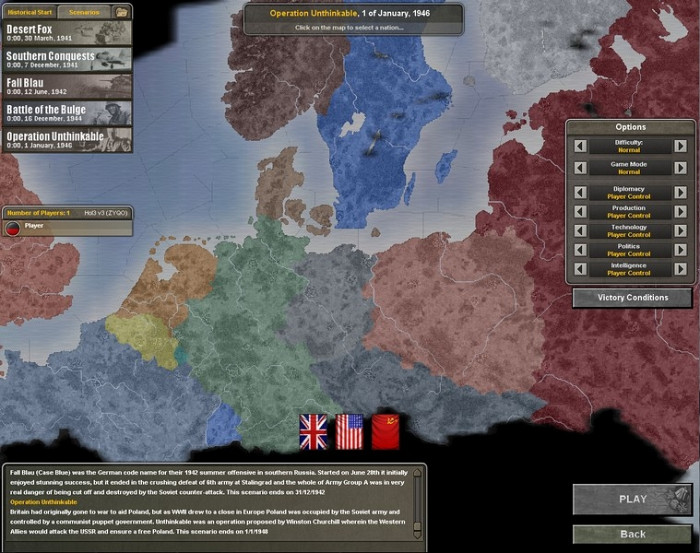 Скриншот из игры Hearts of Iron 3: For the Motherland