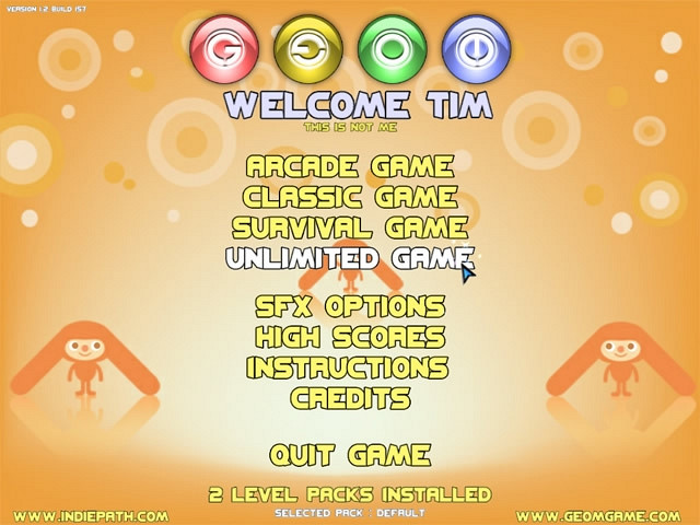 Скриншот из игры GEOM