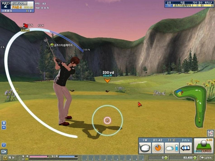 Скриншот из игры Golfstar