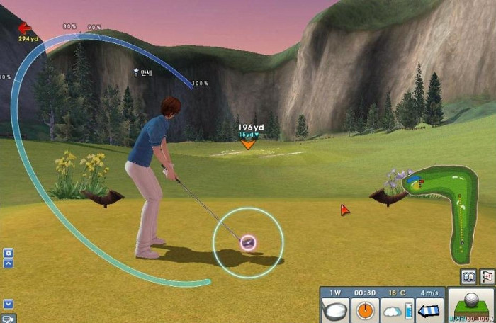 Скриншот из игры Golfstar