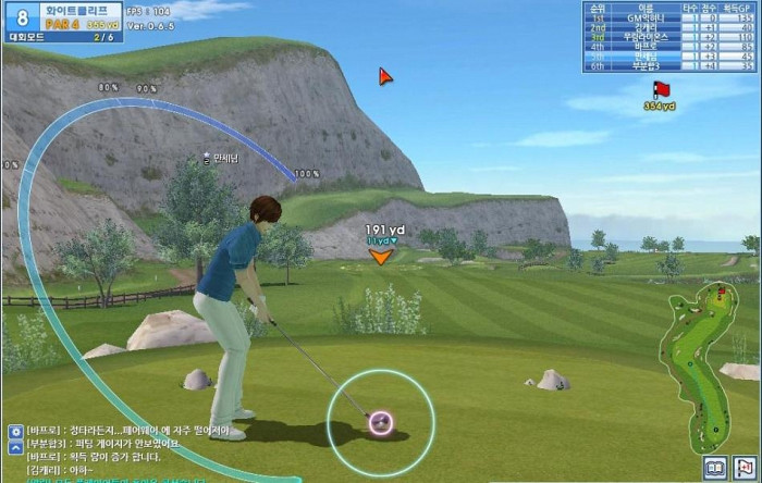 Скриншот из игры Golfstar