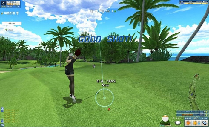 Скриншот из игры Golfstar