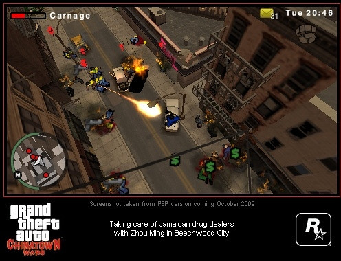 Скриншот из игры Grand Theft Auto: Chinatown Wars