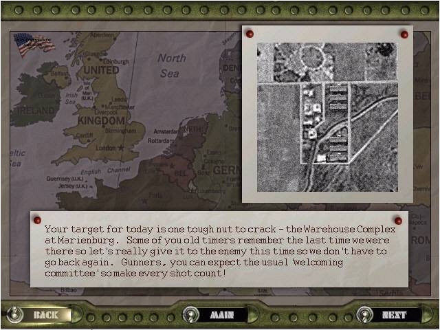 Скриншот из игры B-17 Gunner: Air War over Germany