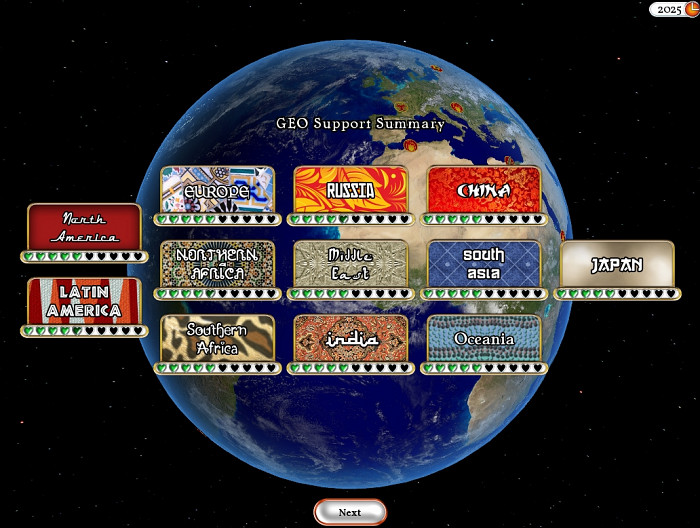 Скриншот из игры Fate of the World